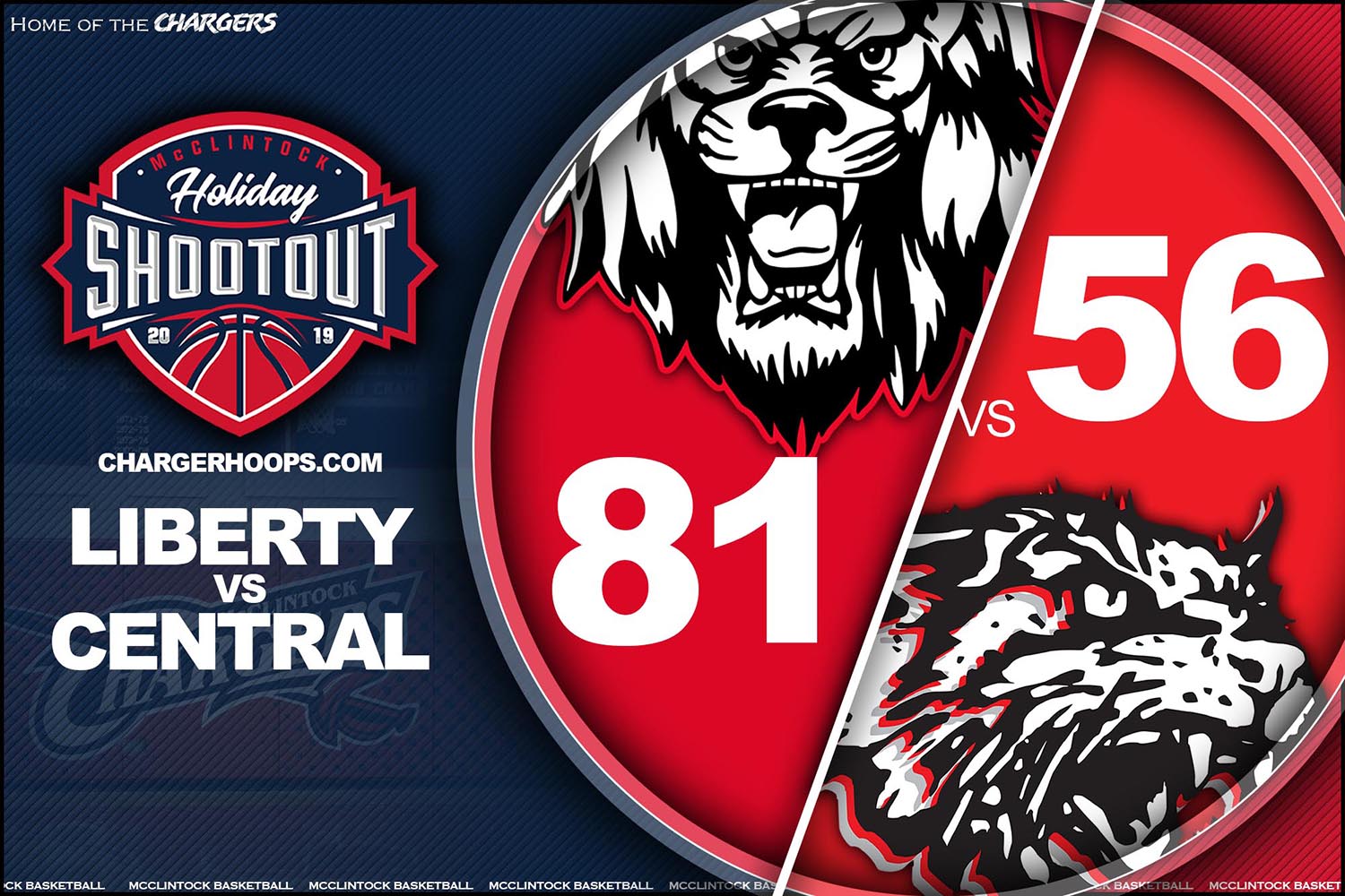 Game 4: Liberty 81 Central 56 Final