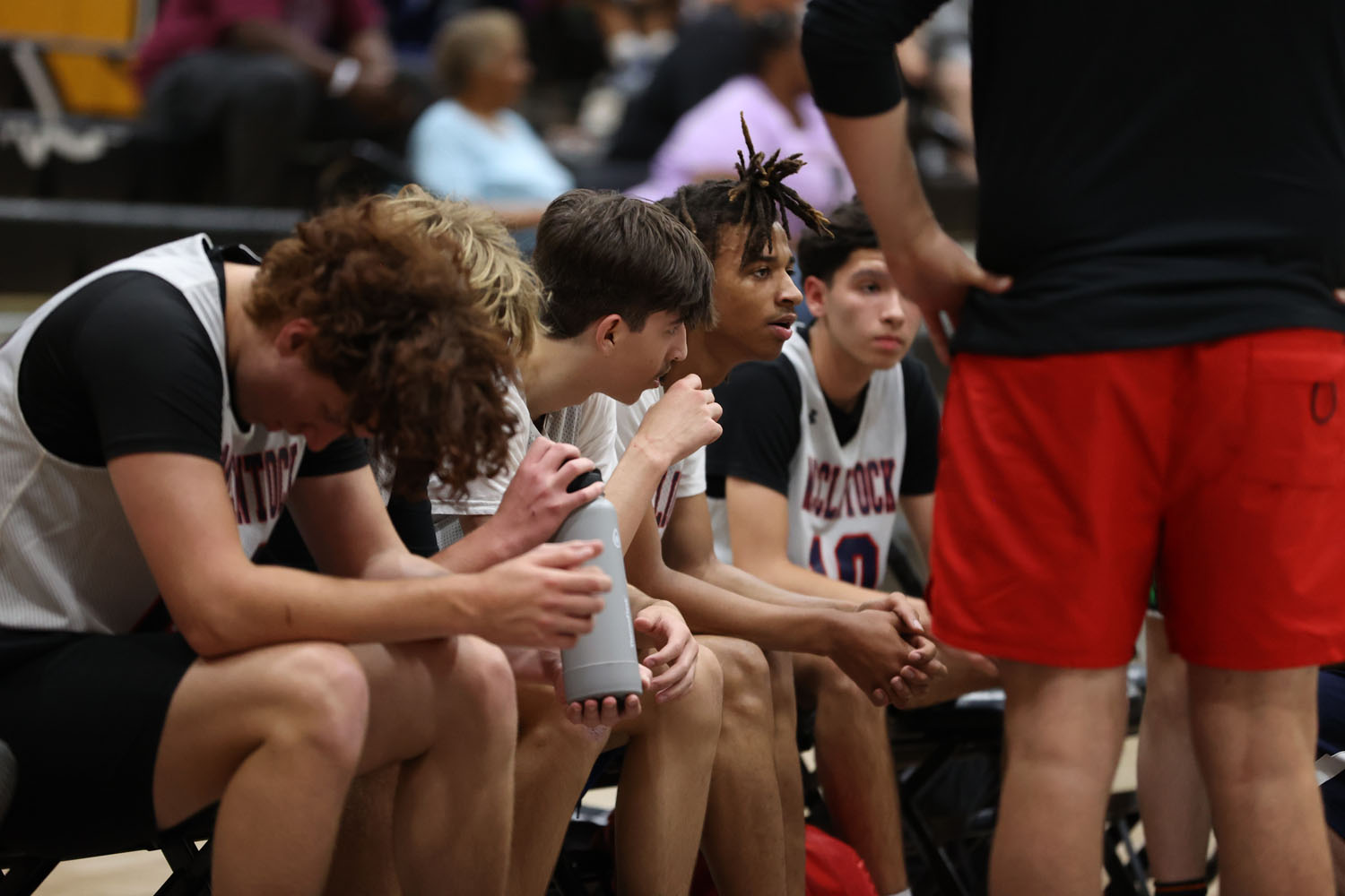 Huddle during a Time Out