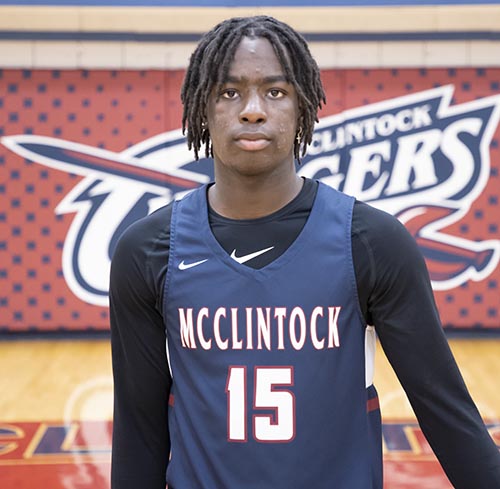 McClintock Basketball Player Desean Strong