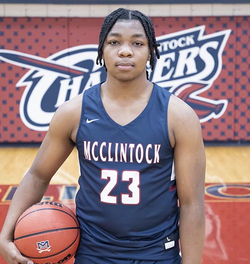 McClintock Basketball Player Jaylen Wesley