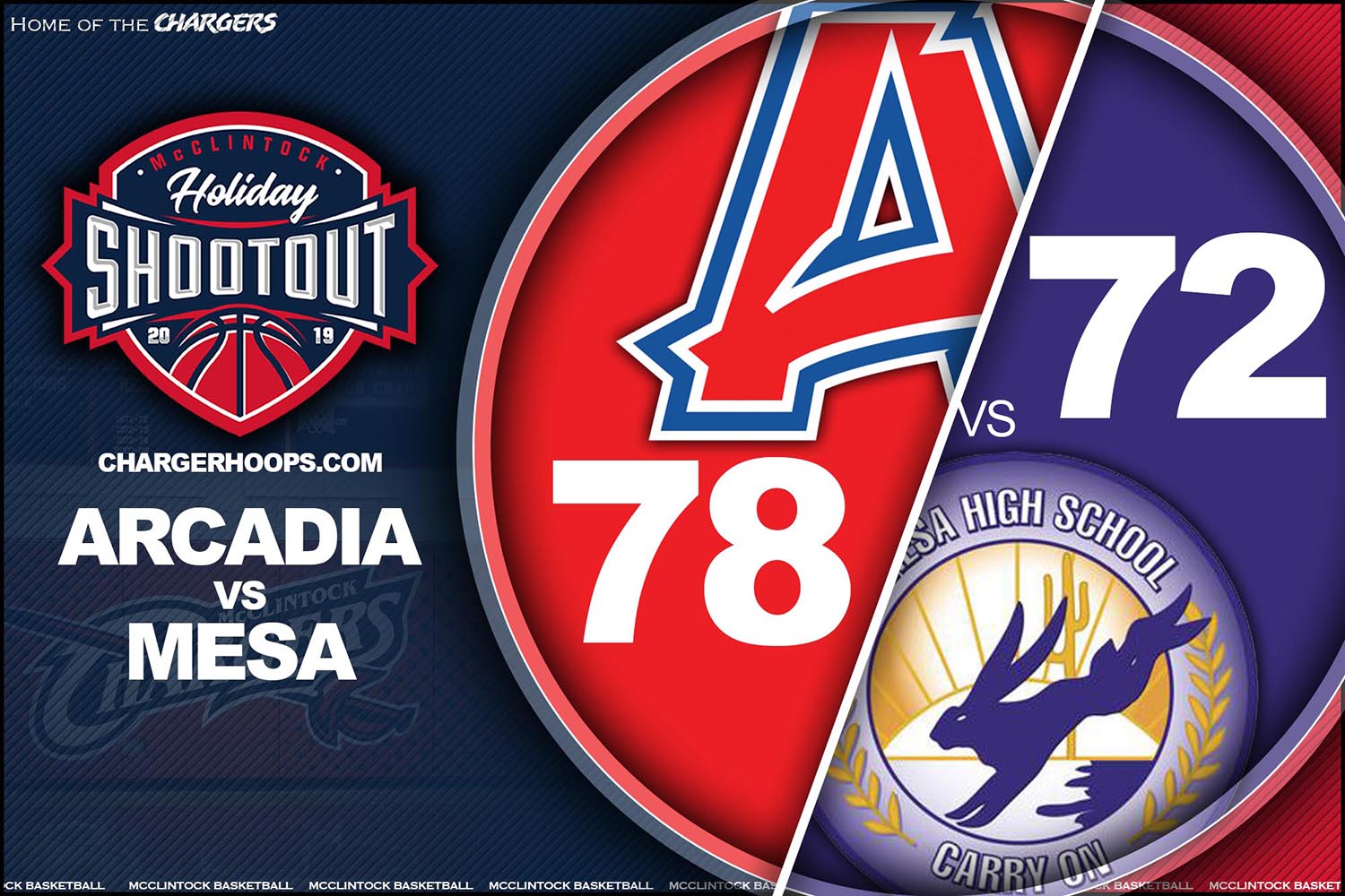 Game 2 Arcadia 78 Mesa 72 Final