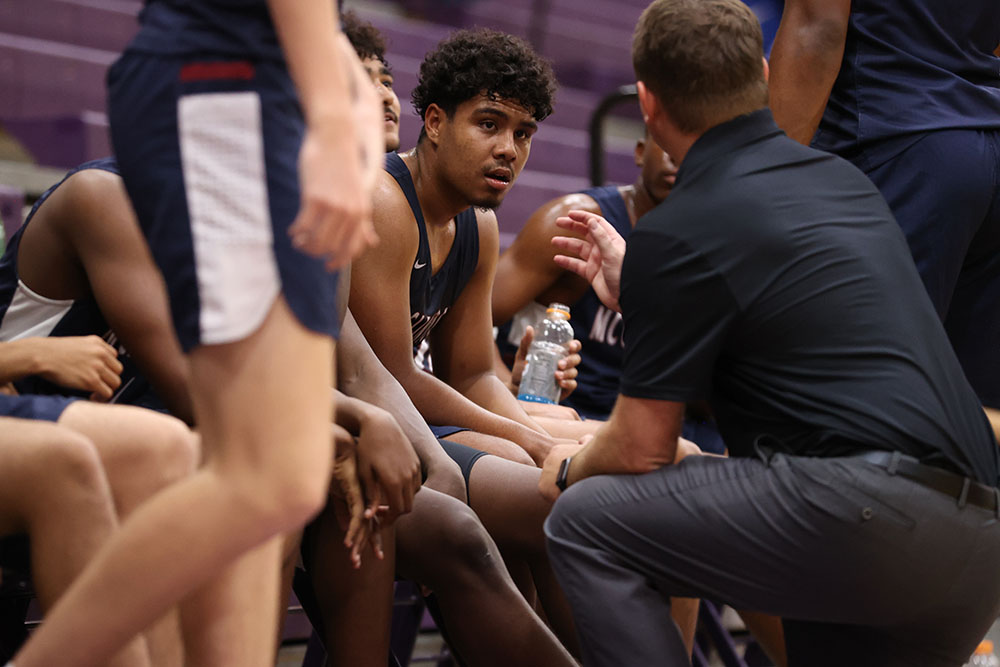 Bermudez listening to coach!