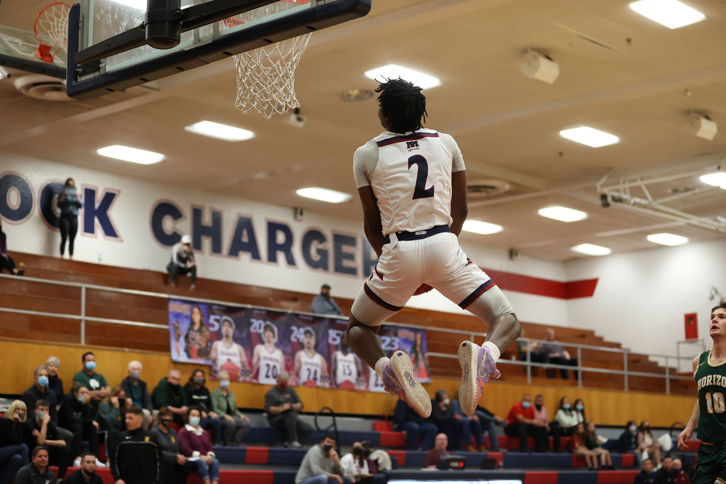 Scroggins Dunking!