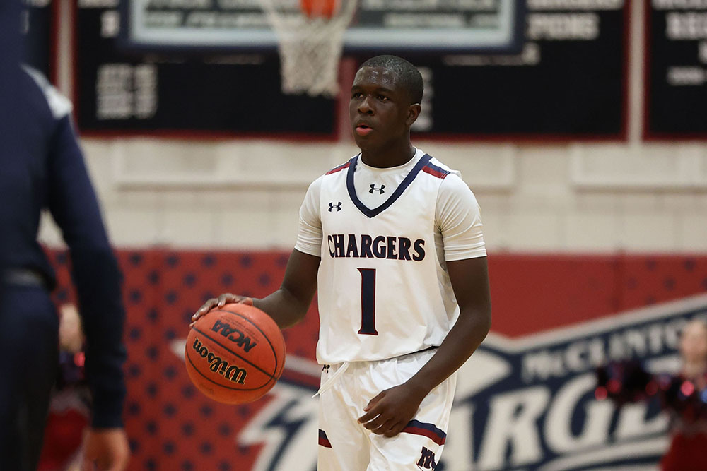 McClintock Chargers Butler Bringing the ball Up!