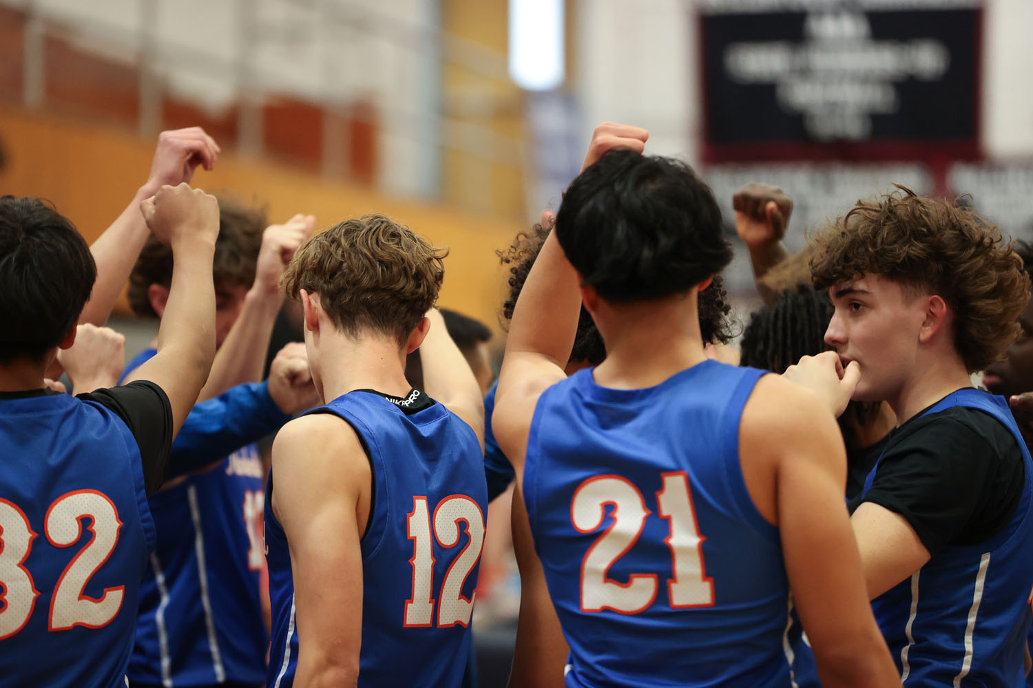 Thunderbird team huddle